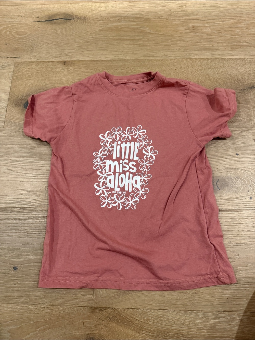 Little Miss Aloha Pink Girls' Graphic Tee